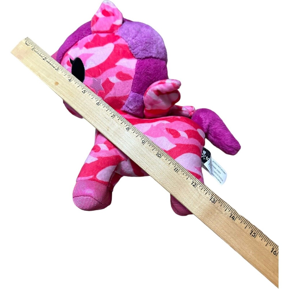 TOKIDOKI PINK G.I. Jane Special Edition 11” Plush Stuffed Animal Unicorn Aurora - Picture 7 of 10